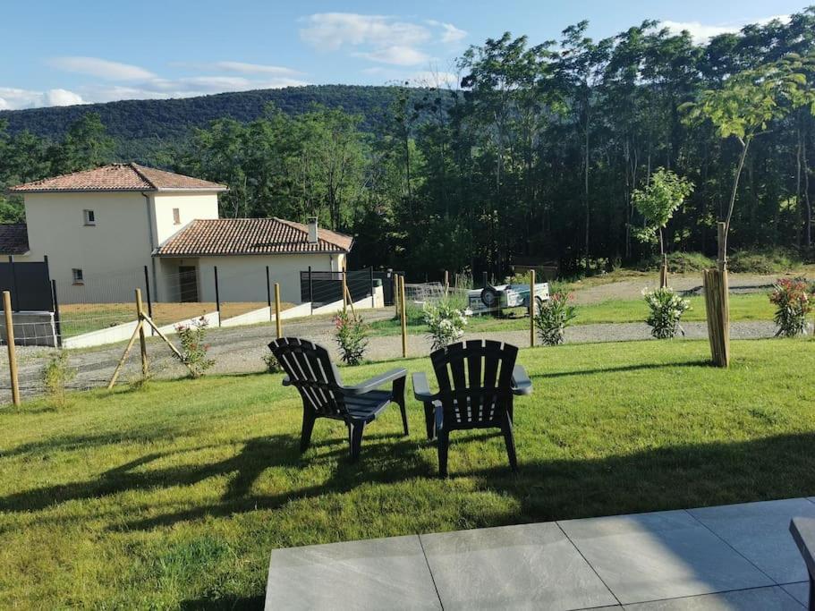 Villa Gite La Coumette - Classe 3 Etoiles à Crampagna Extérieur photo